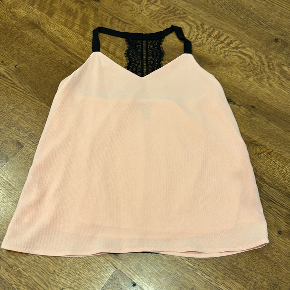 Aqua Women’s Blouse Pink and Black Size XS